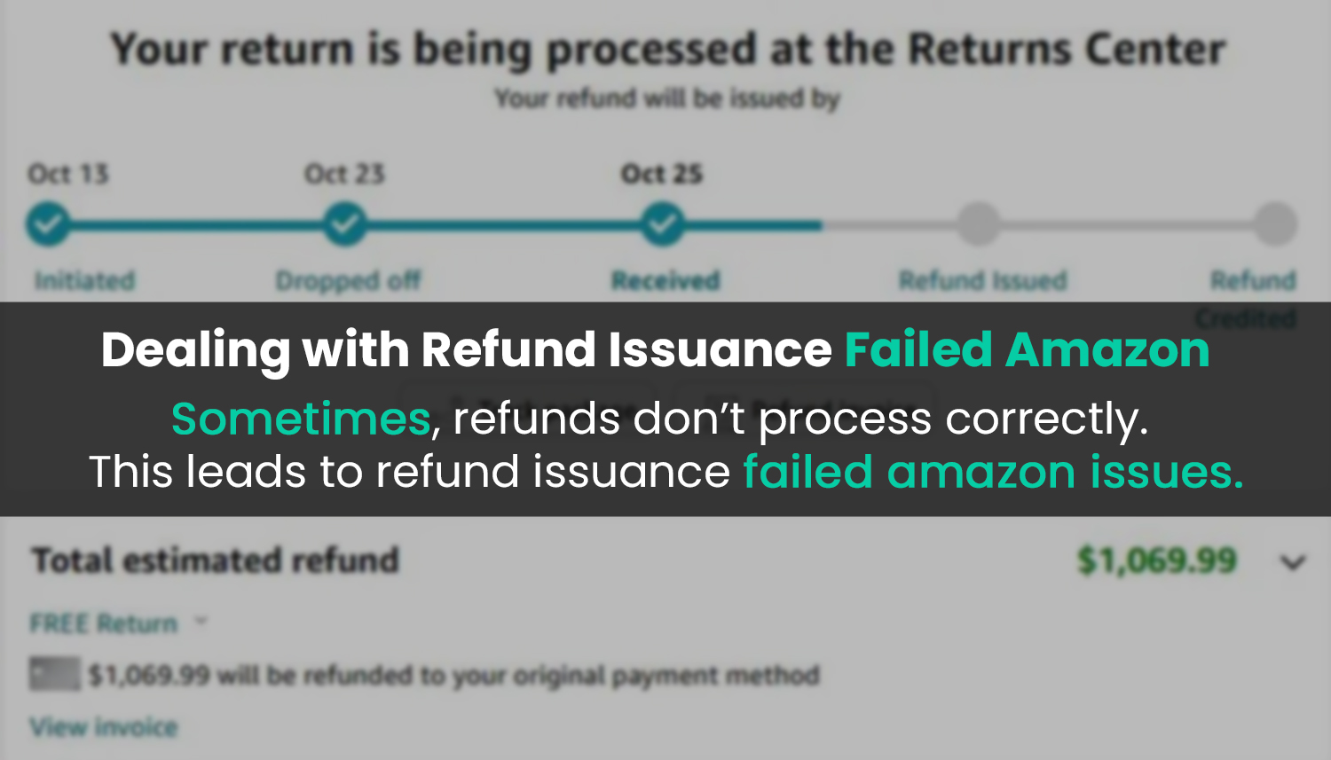 Dealing With Refund