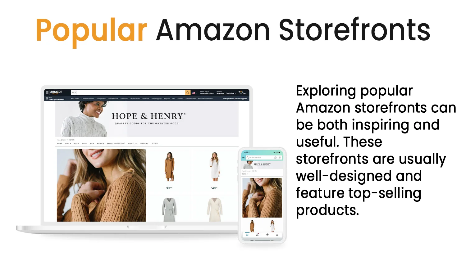 Popular Amazon Storefronts