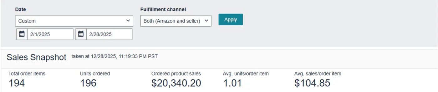 Ark Trek Sales, February