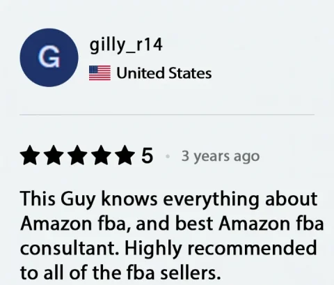 Screenshot of a five-star review from gilly_r14, United States, for ECLETE