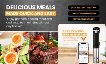 CRUXO sous vide Amazon listing image