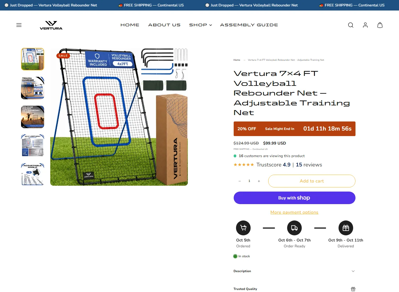 Website Development 18 vertura.net page built by ECLETE