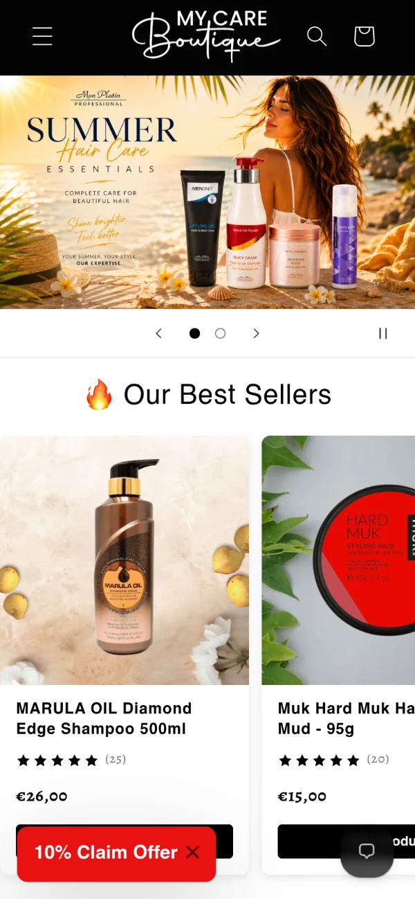 Website Development 30 Store on mobile built by ECLETE